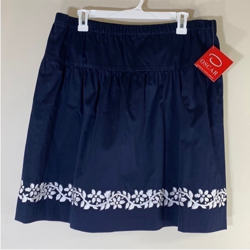 Oscar De La Renta Missy In The Garden Embellished Skirt. 12. NWT.